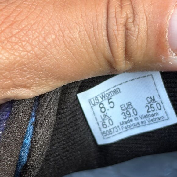 VANS Shoes Womens 8.5 Doheny Galaxy Skate Low Sneakers 508731 Purple Multicolor - Picture 8 of 11